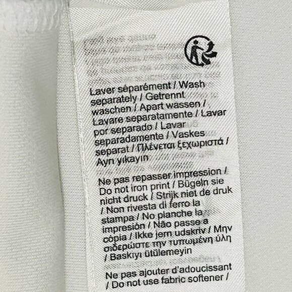 Lacoste Ultra-Dry Polo White/Yellow Size L | Pair With Denim Jeans/Denim Jacket - Picture 10 of 16